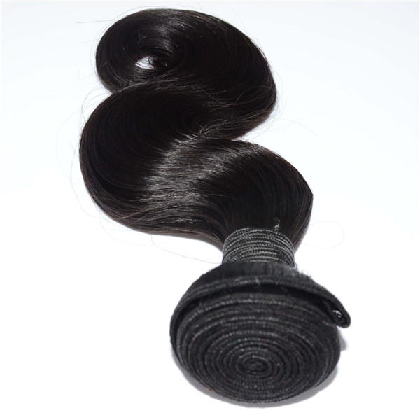 Qingdao Natual Black Color Indian Body Wave Hair Extensions YJ6